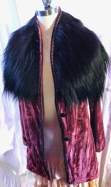 Rose Colored Velvet Jacket