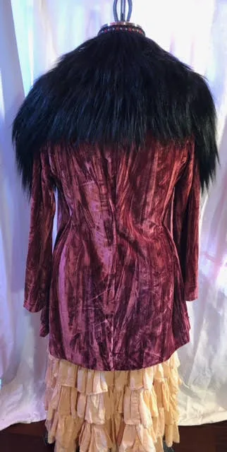 Rose Colored Velvet Jacket