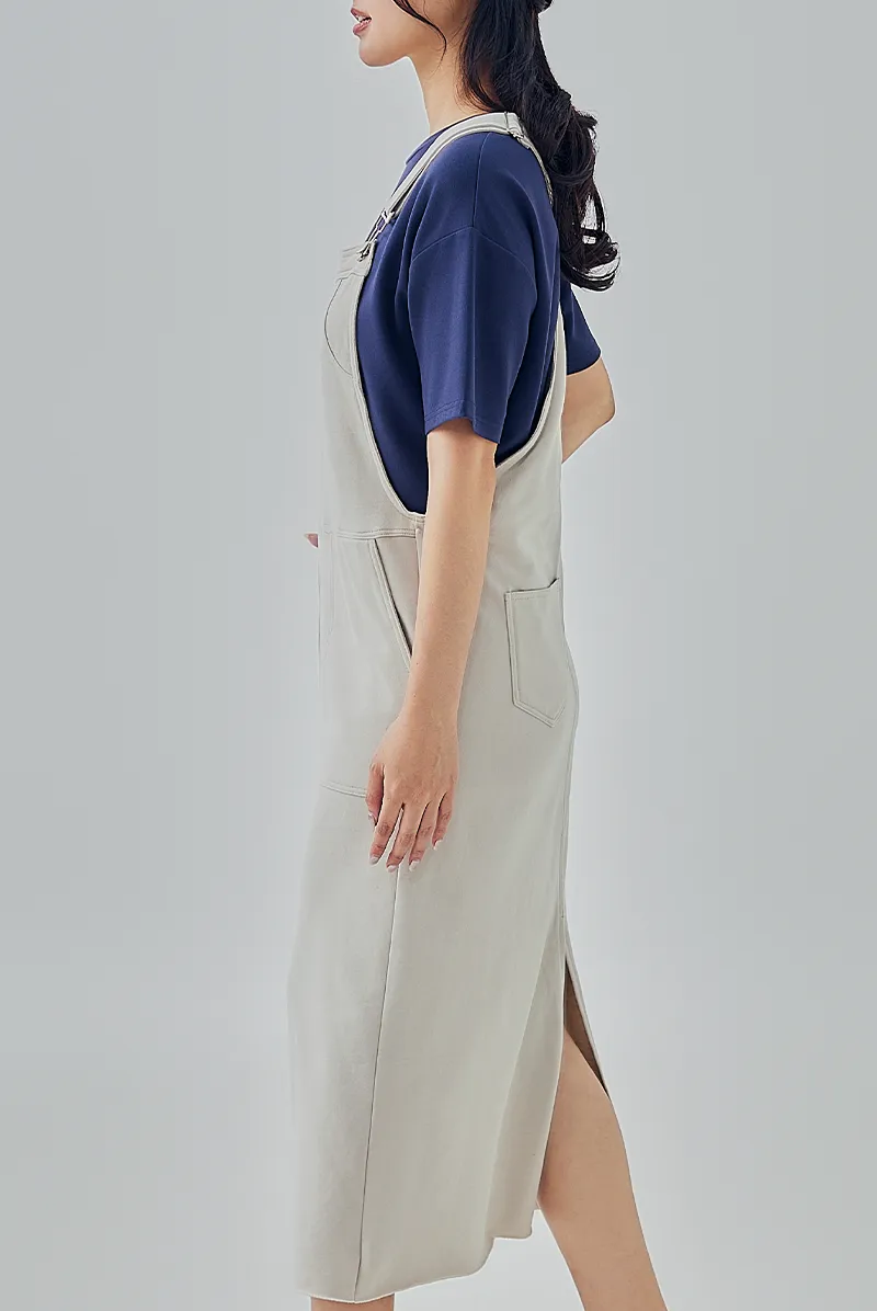 Roxanne Overall Midi Dress