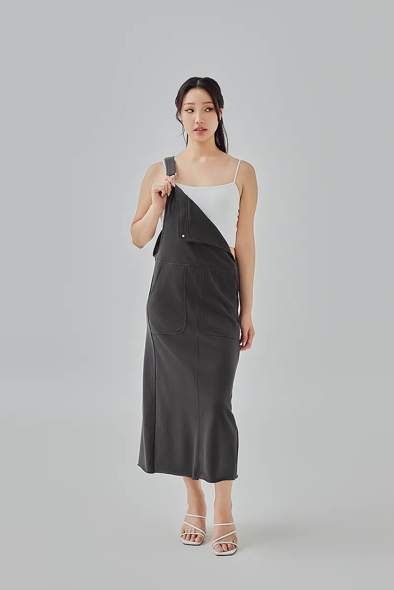 Roxanne Overall Midi Dress