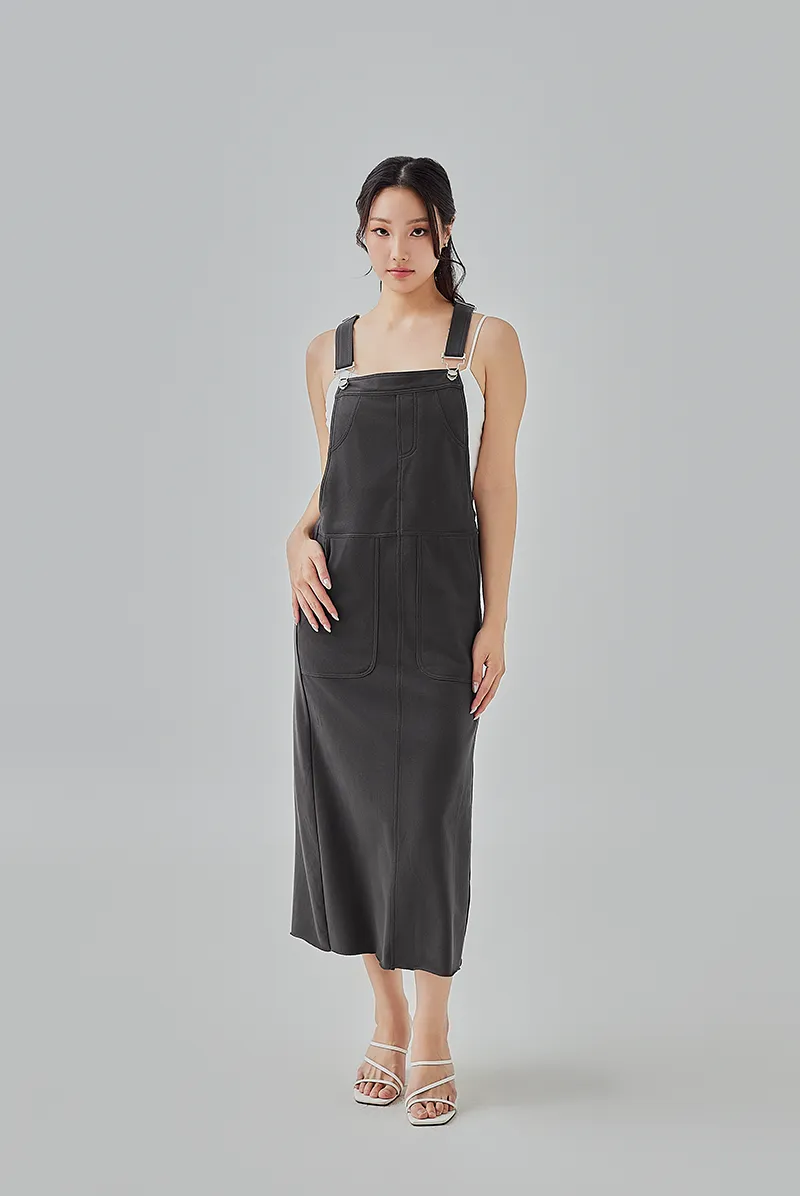 Roxanne Overall Midi Dress