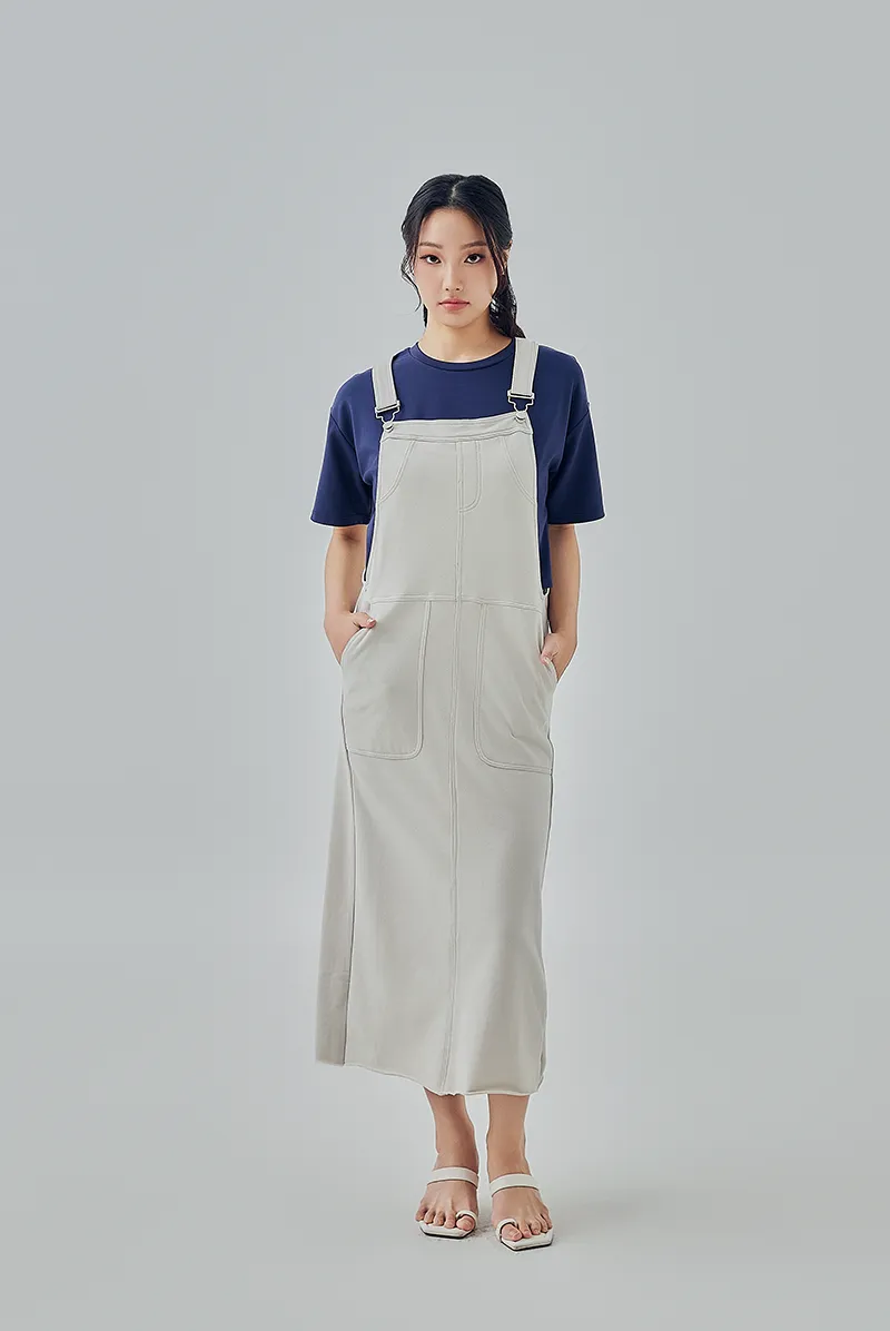 Roxanne Overall Midi Dress