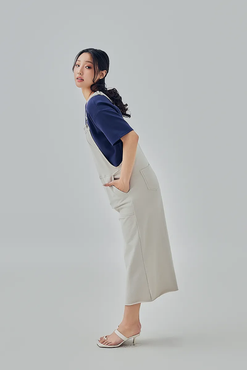 Roxanne Overall Midi Dress