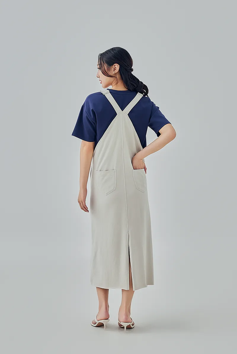 Roxanne Overall Midi Dress