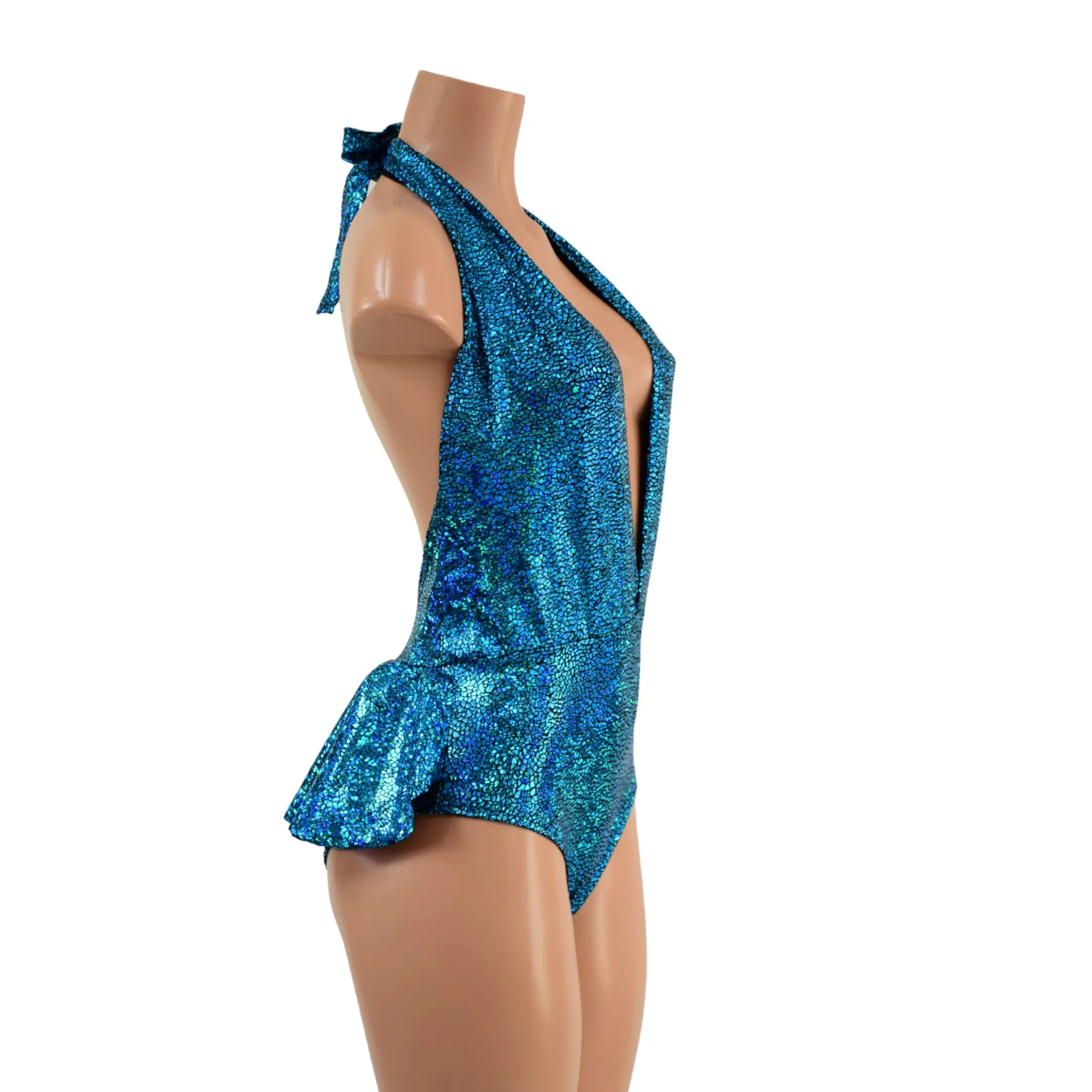 Ruffle Rump Josie Romper with Siren Cut Leg