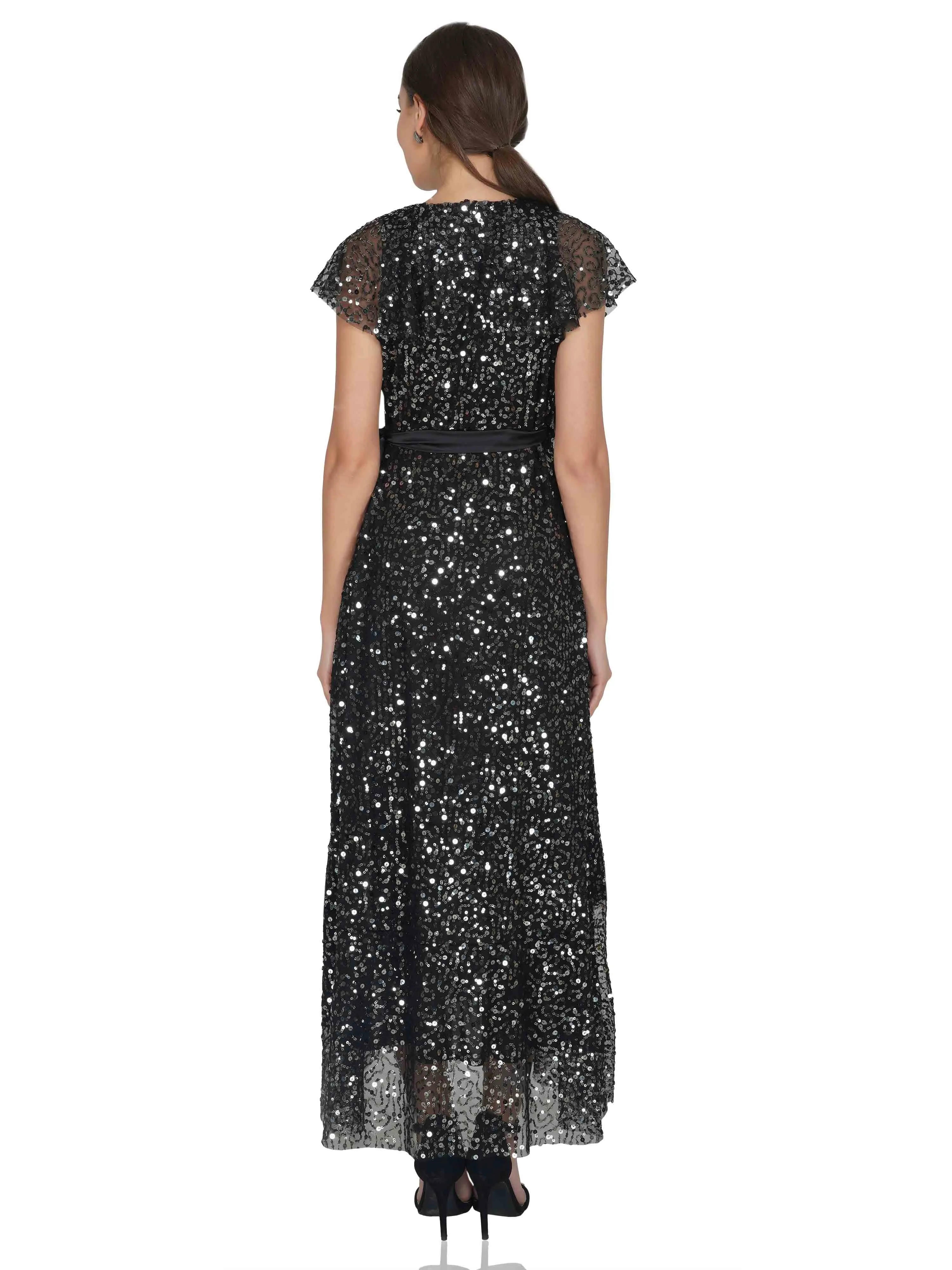 Sequin Ankle Length Wrap