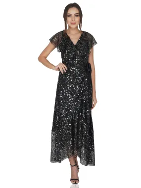 Sequin Ankle Length Wrap
