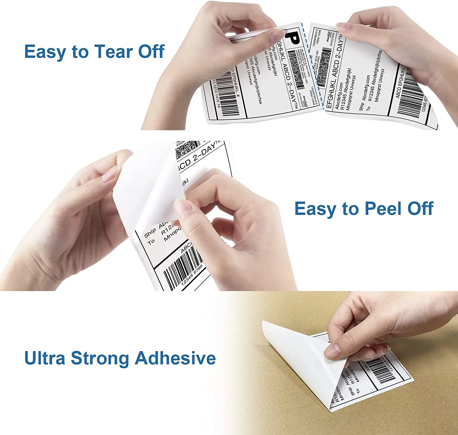 Shipping Label, 4 x 6 Direct Thermal Labels, 220 Labels/Roll