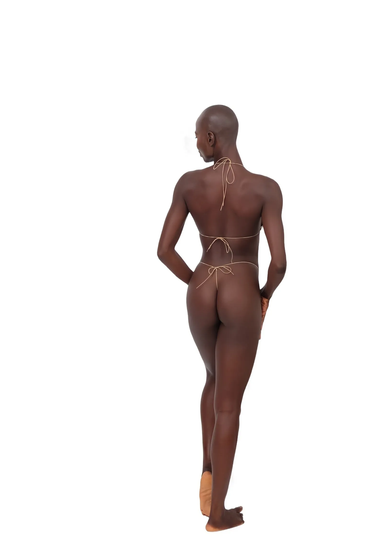 Spike Bikini Bottoms - Gold