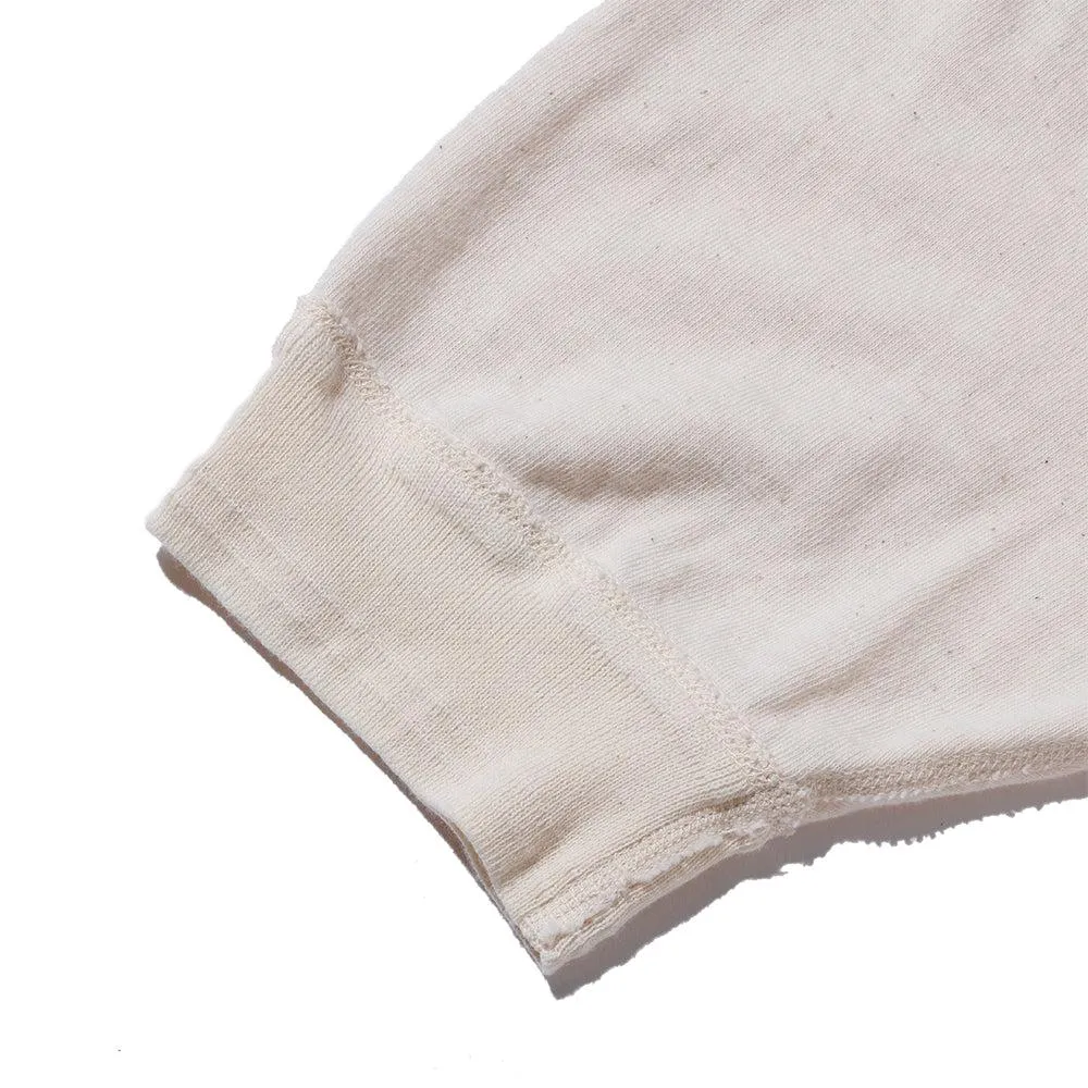 Stevenson Overall S/S Loopwheel Henley Oatmeal