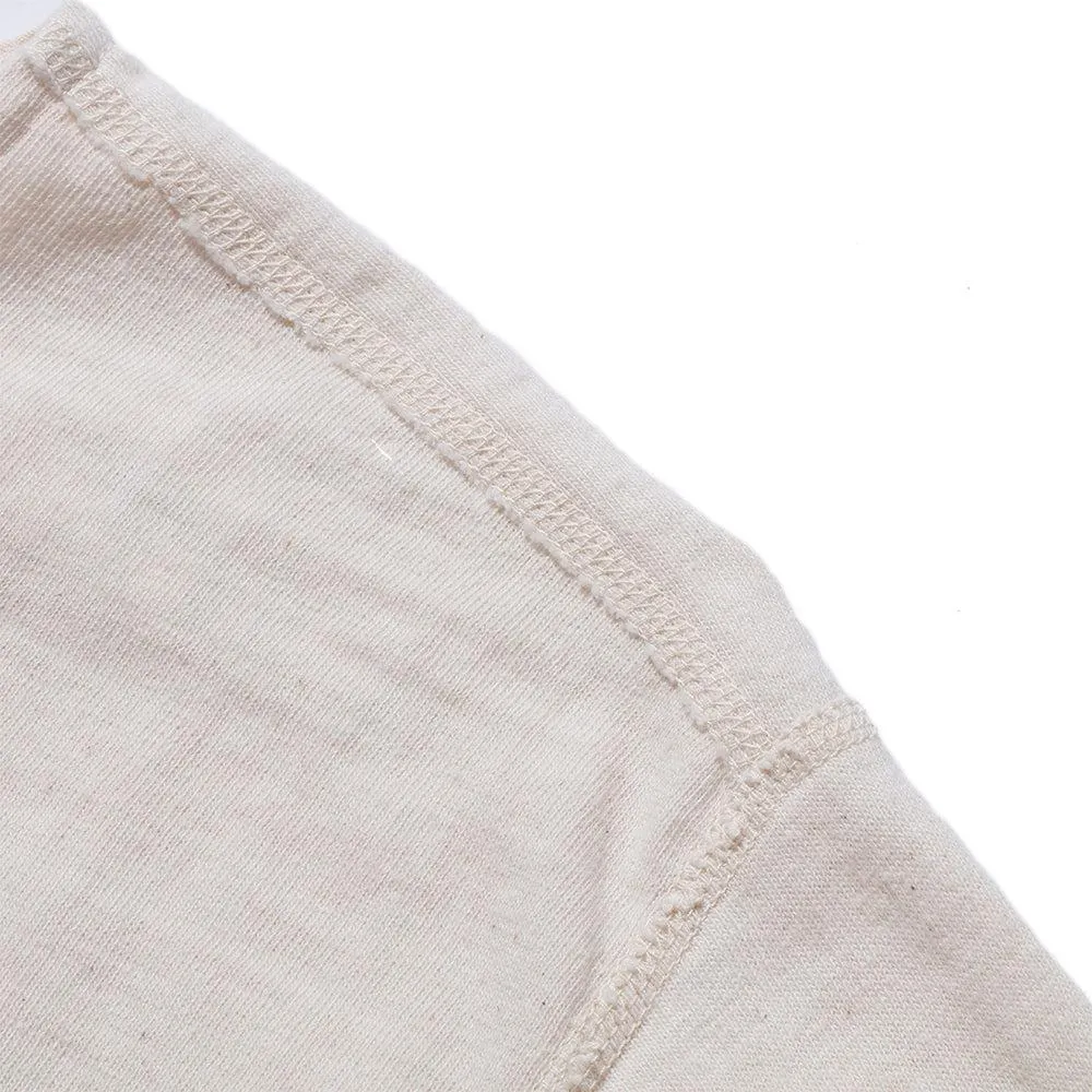 Stevenson Overall S/S Loopwheel Henley Oatmeal