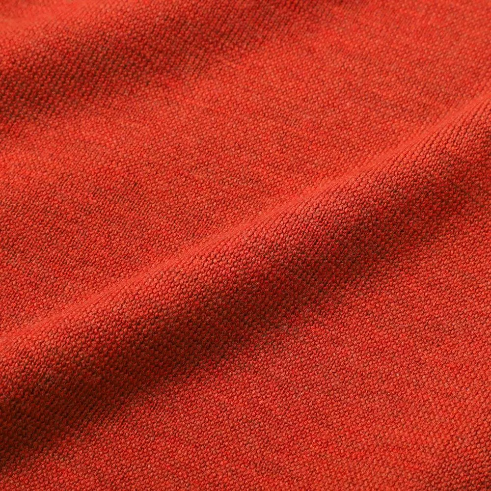 Stevenson Overall V-Gusset Wool Knitted Sweatshirt Orange