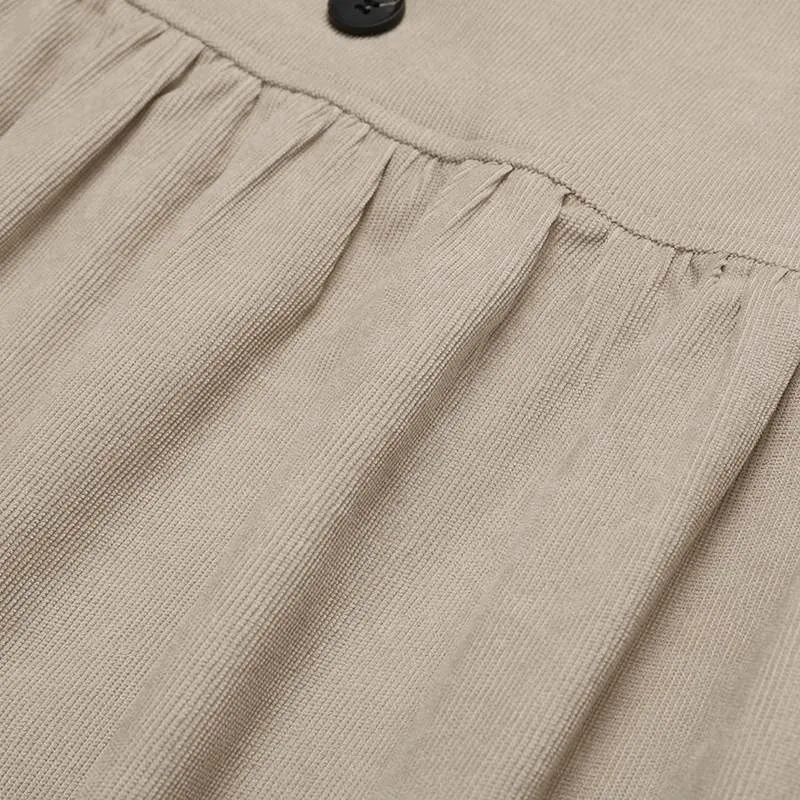 Street Style Midi Overall Dress