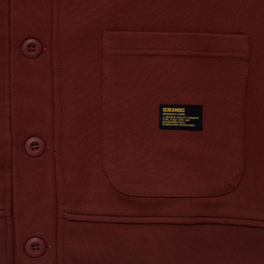 Sweater Cardigan CAMIRO TERRACOTA RED
