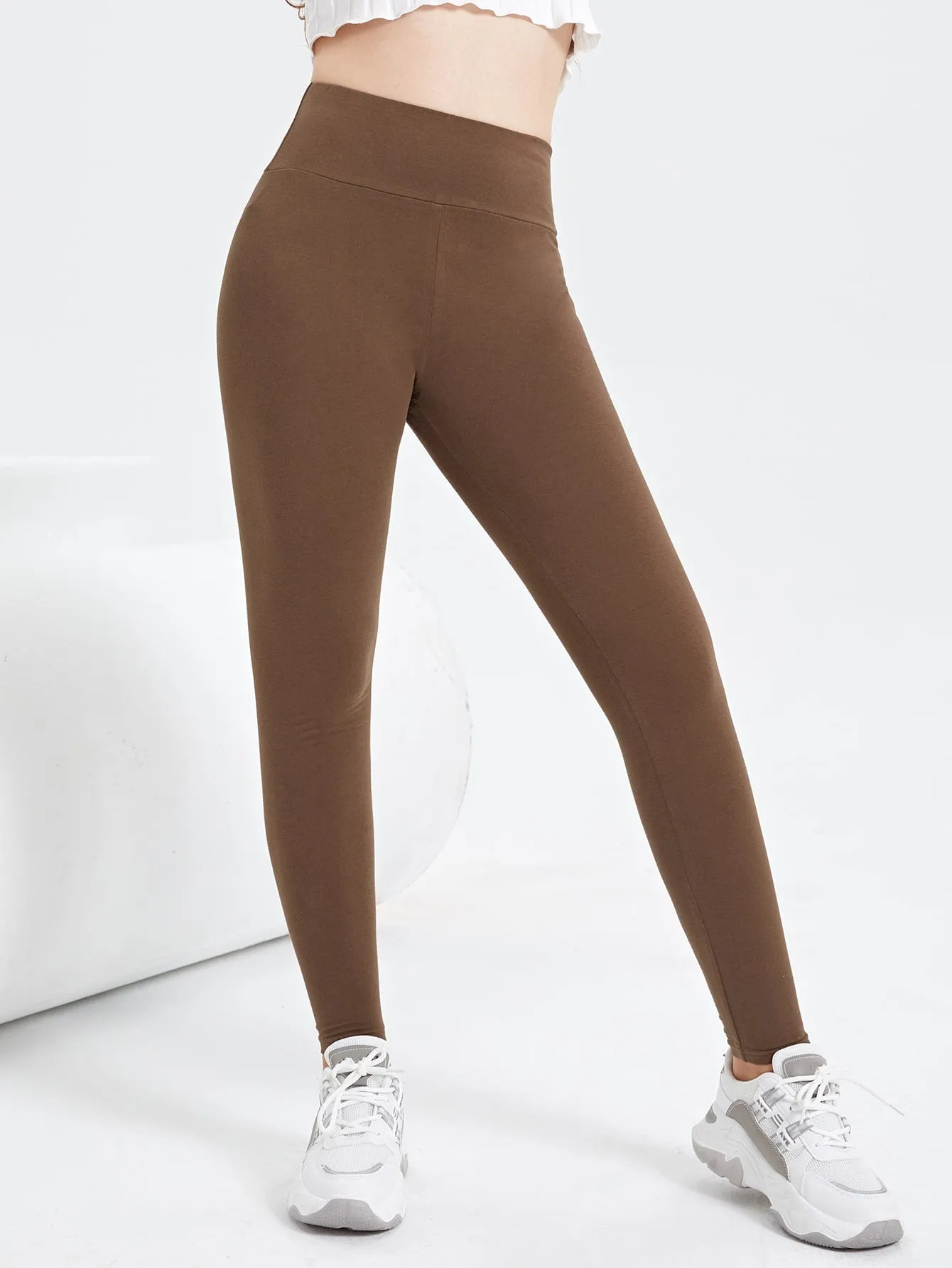 Teen Girls Wide Waist Leggings