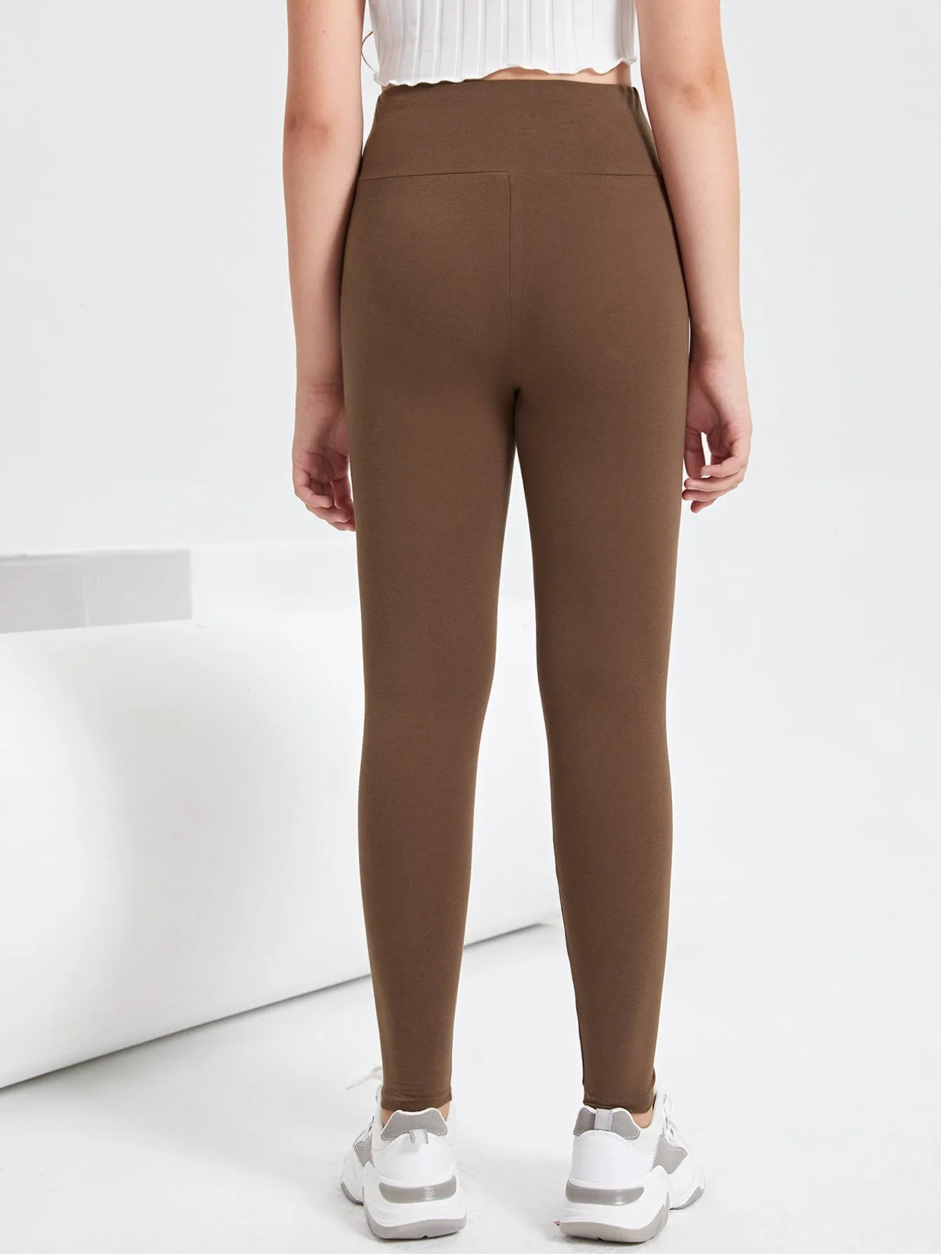 Teen Girls Wide Waist Leggings