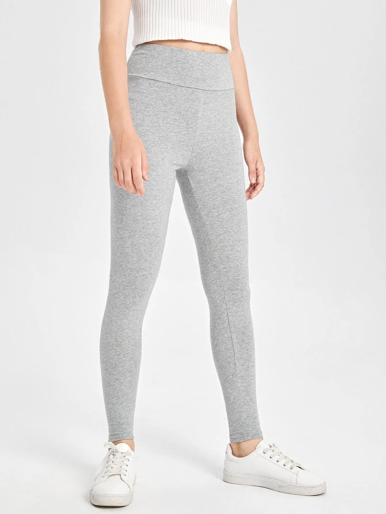 Teen Girls Wide Waist Leggings