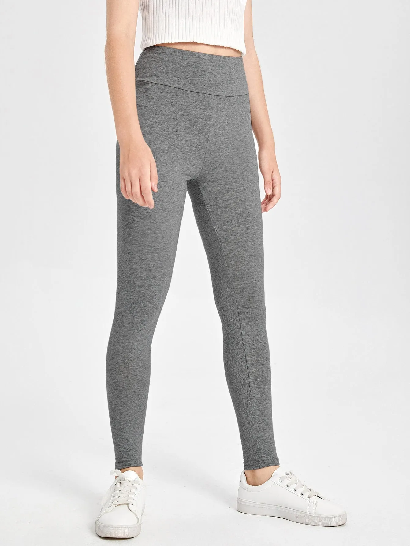 Teen Girls Wide Waist Leggings