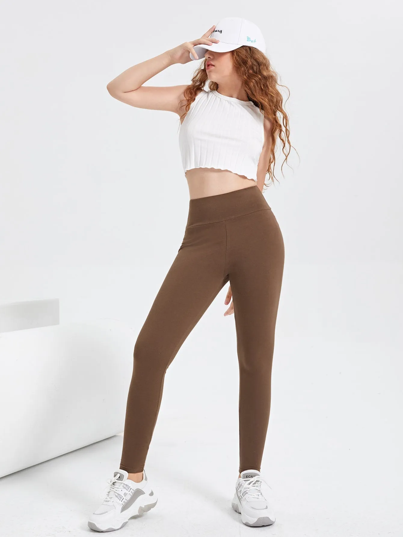 Teen Girls Wide Waist Leggings