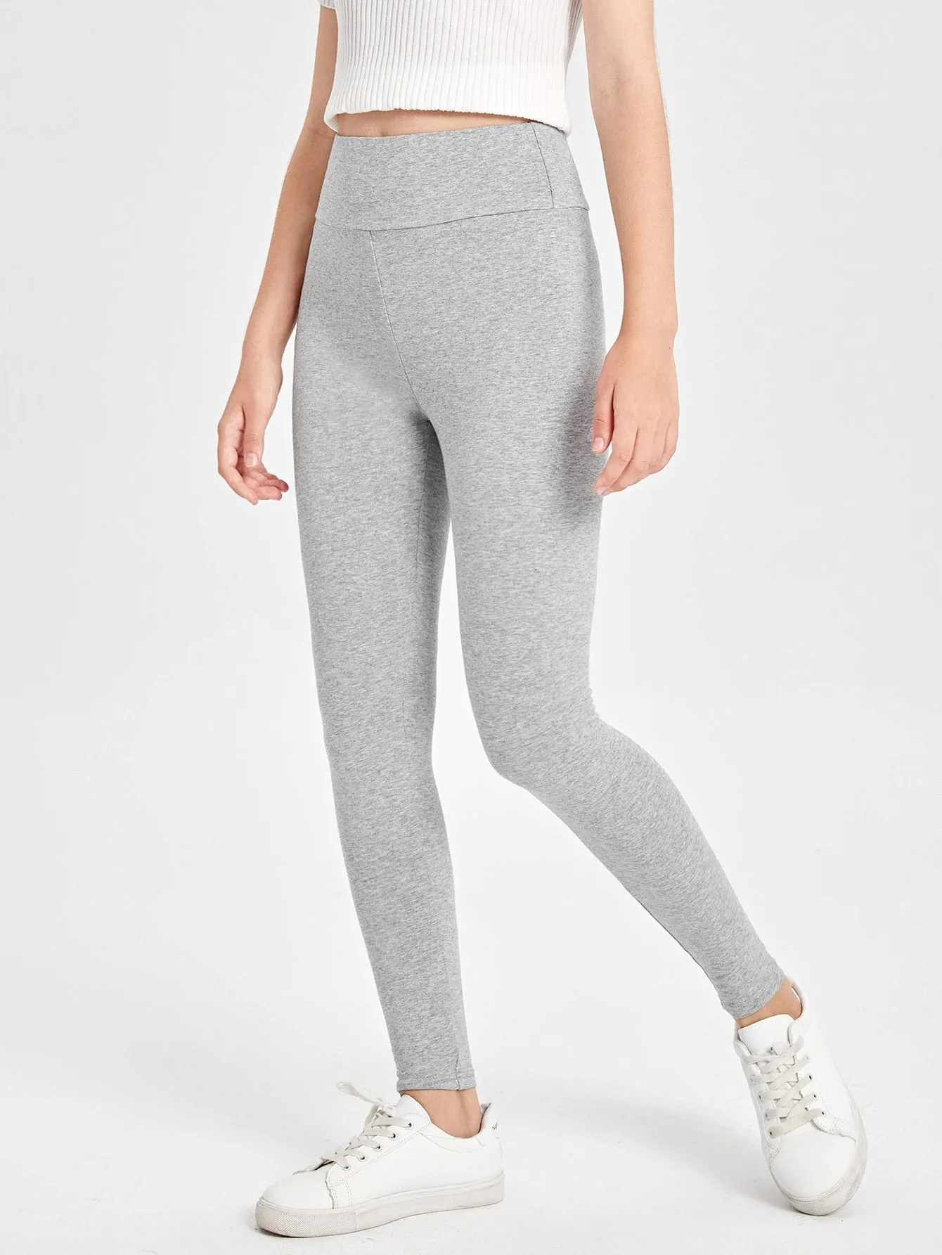 Teen Girls Wide Waist Leggings