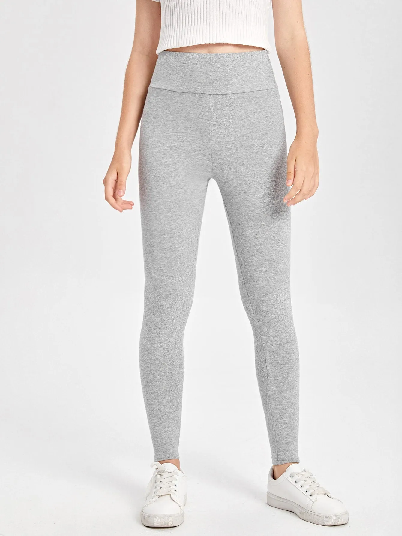 Teen Girls Wide Waist Leggings