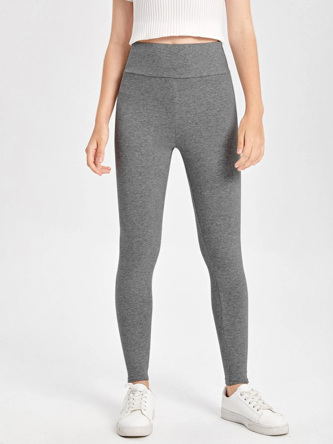 Teen Girls Wide Waist Leggings