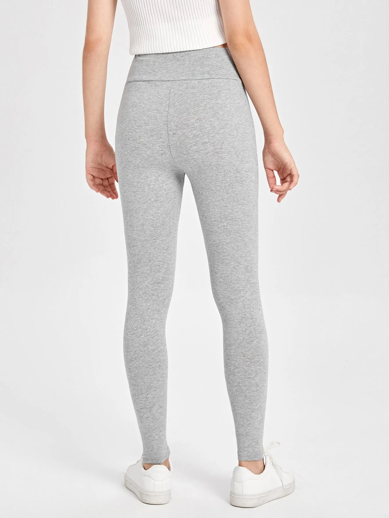 Teen Girls Wide Waist Leggings