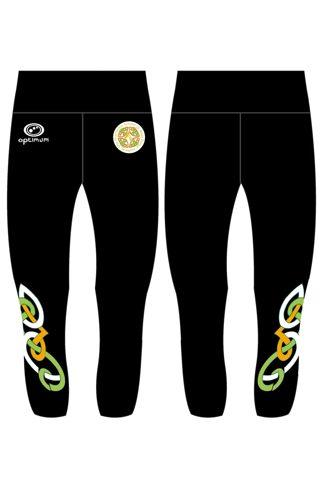 The Shamrock  School Irish Dance Capri Leggings