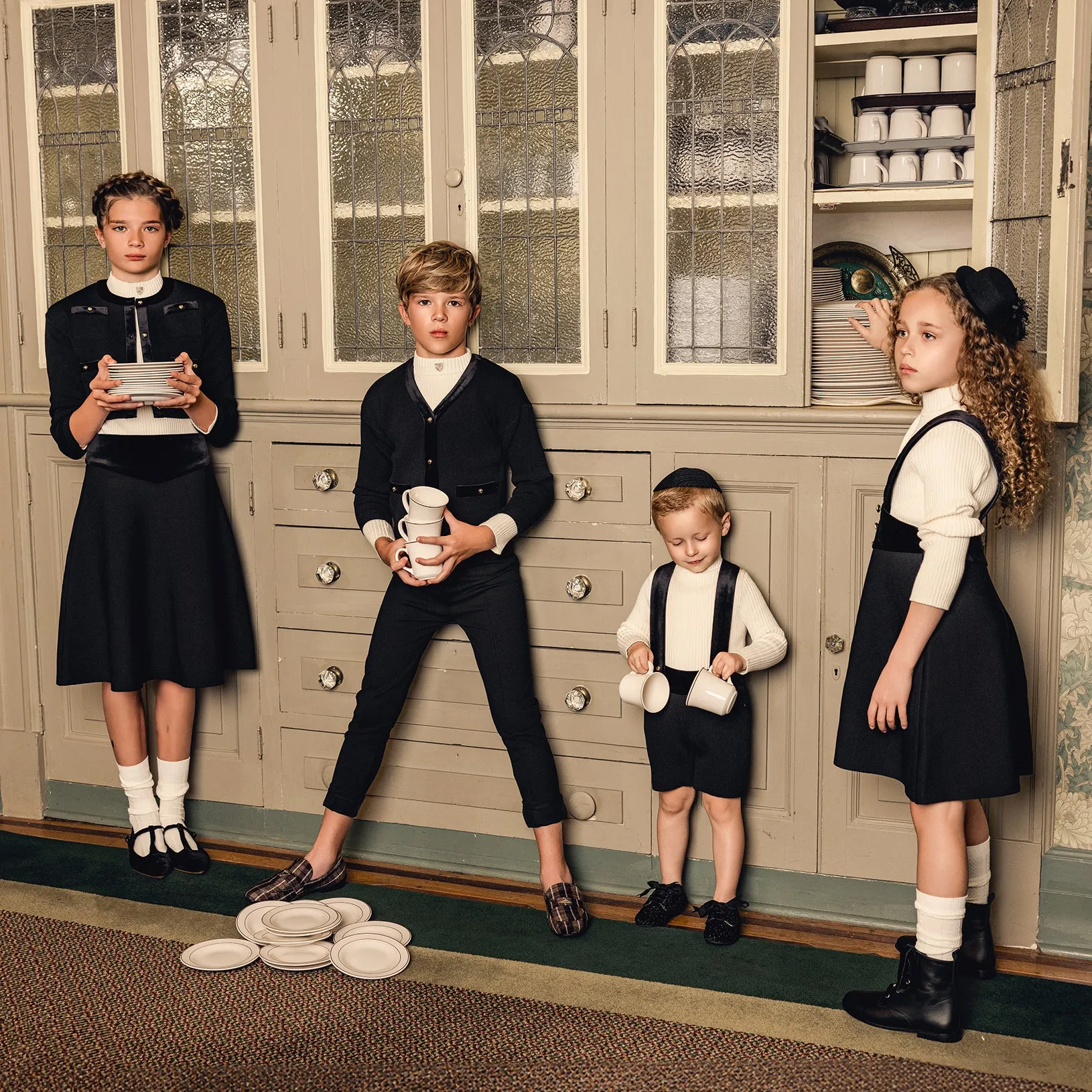 VELVET YOKE OVERALL