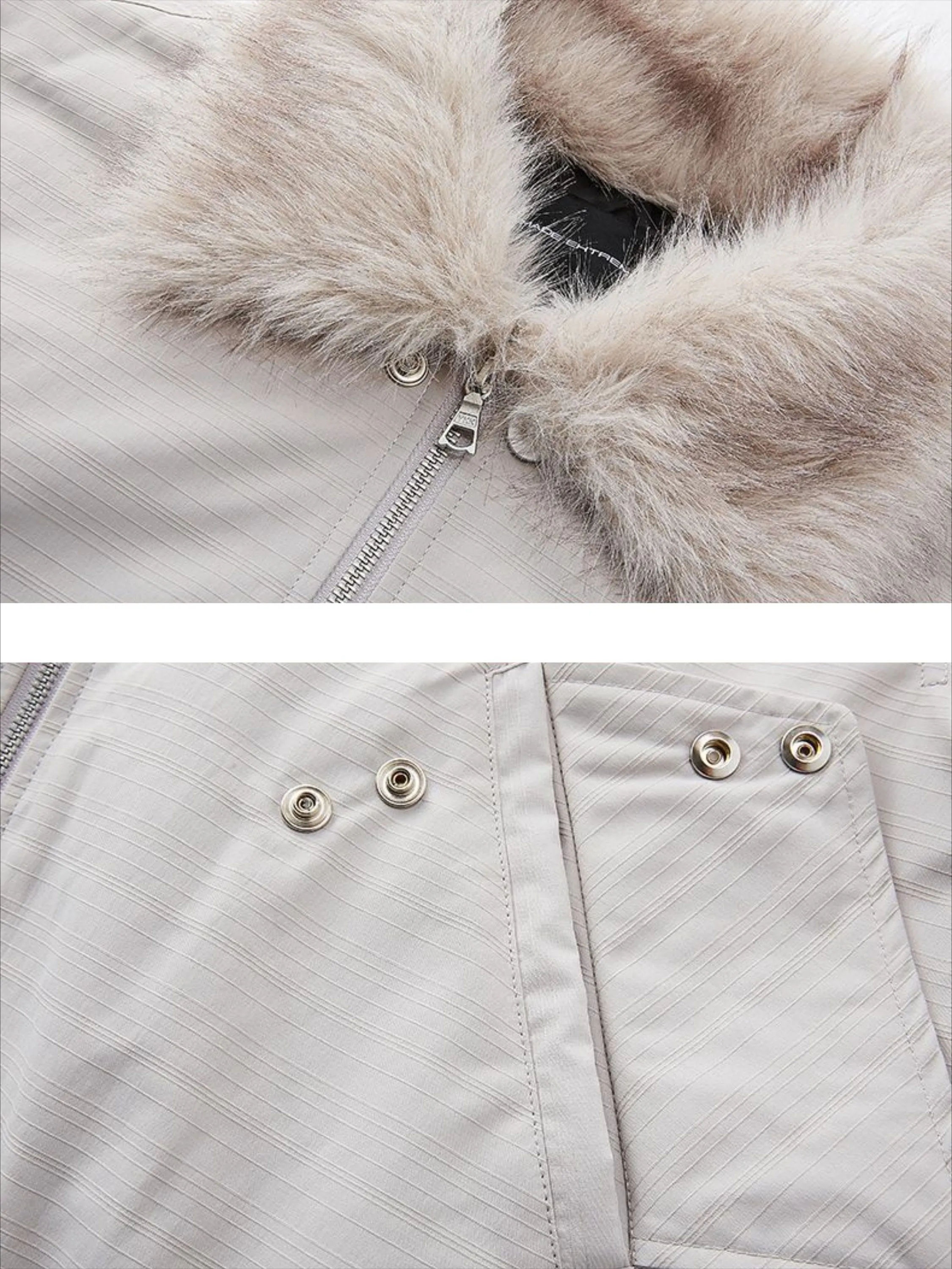 Vintage Cleanfit Fur Collar Coat
