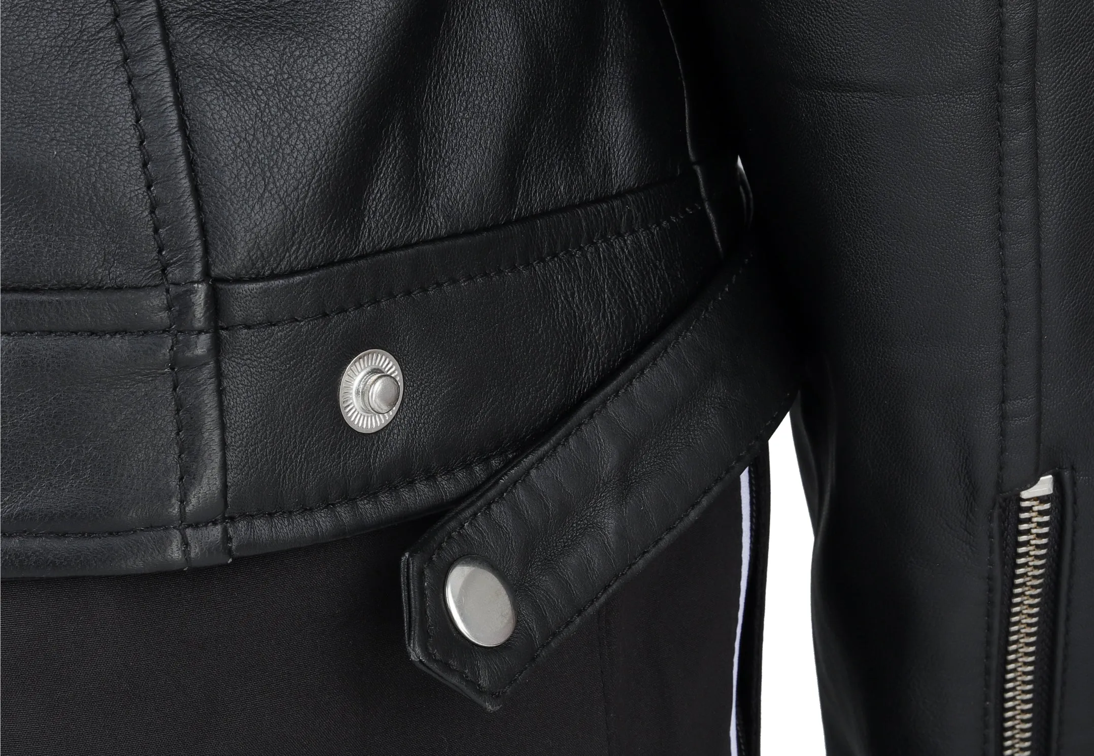 WOMENS LEATHER JACKET 94930 (BLACK)