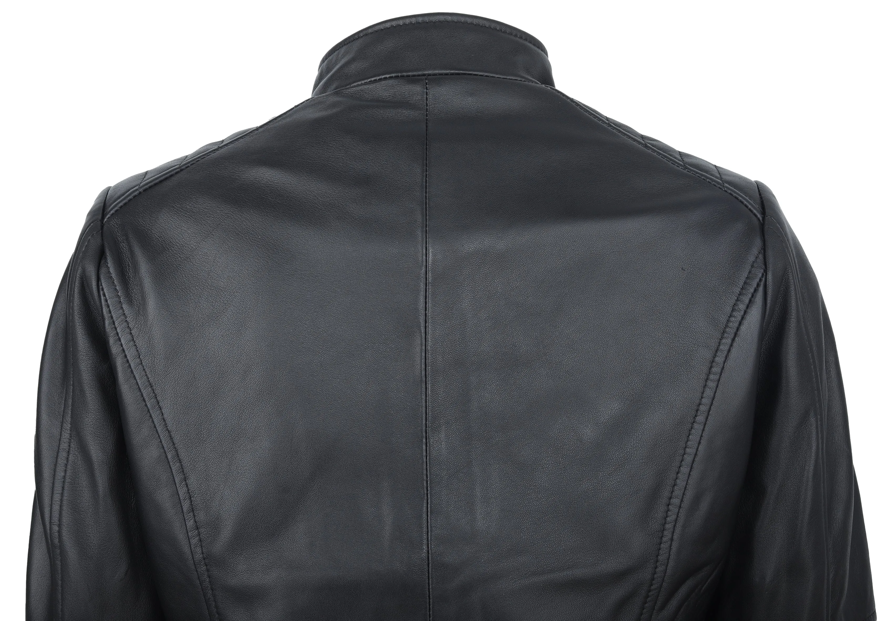 WOMENS LEATHER JACKET 94930 (BLACK)