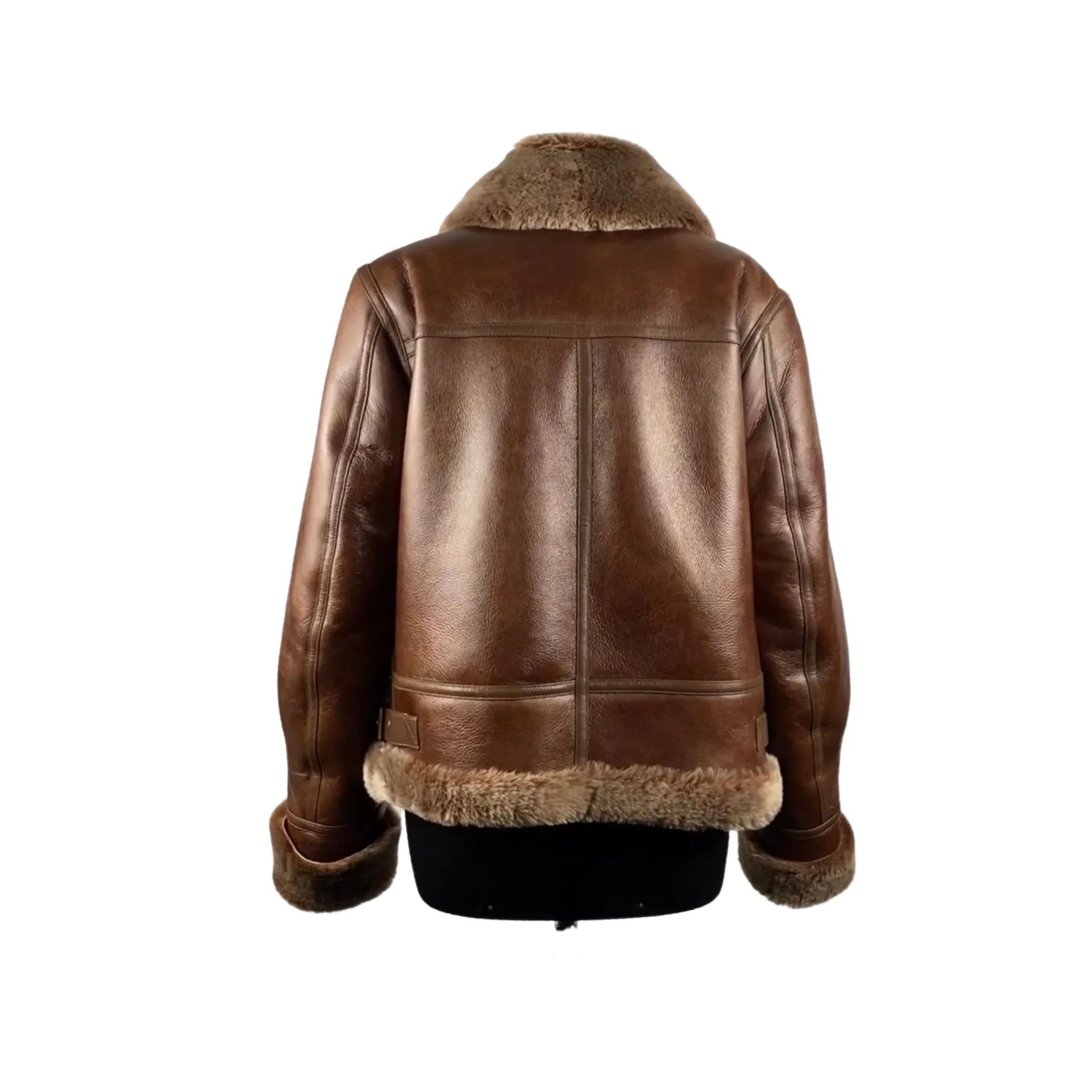 Women's Ramirez Color Pilot Shearling Jacket Style # 4097