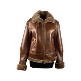 Women's Ramirez Color Pilot Shearling Jacket Style # 4097
