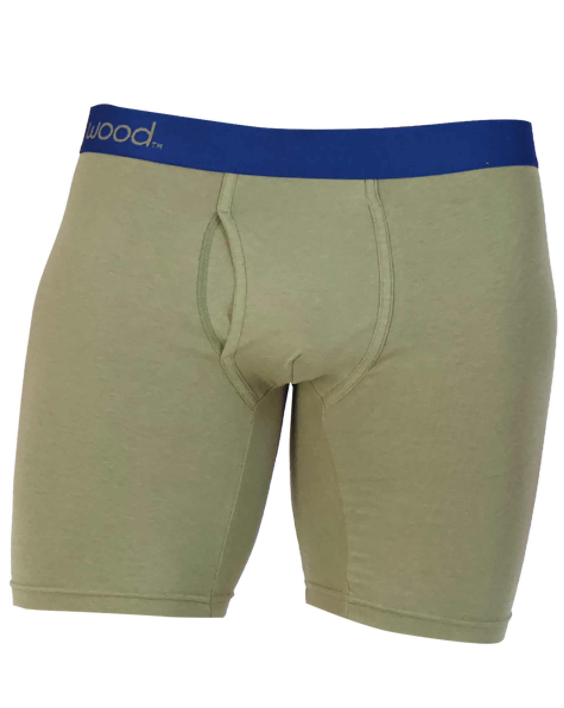 Wood Olive 6" Biker Brief