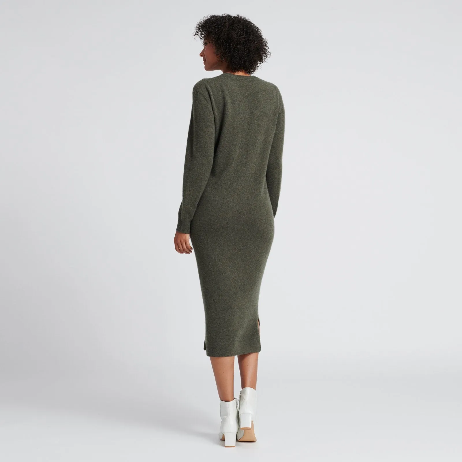 Wool Cashmere Sweater Dress