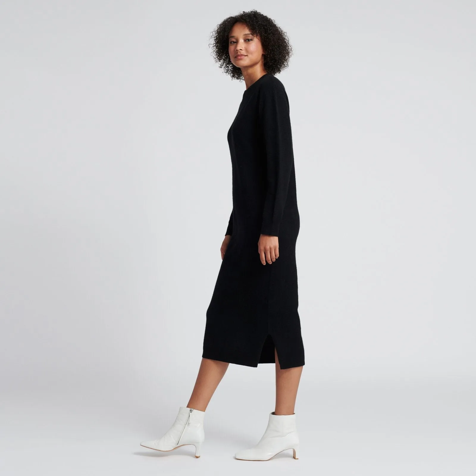 Wool Cashmere Sweater Dress