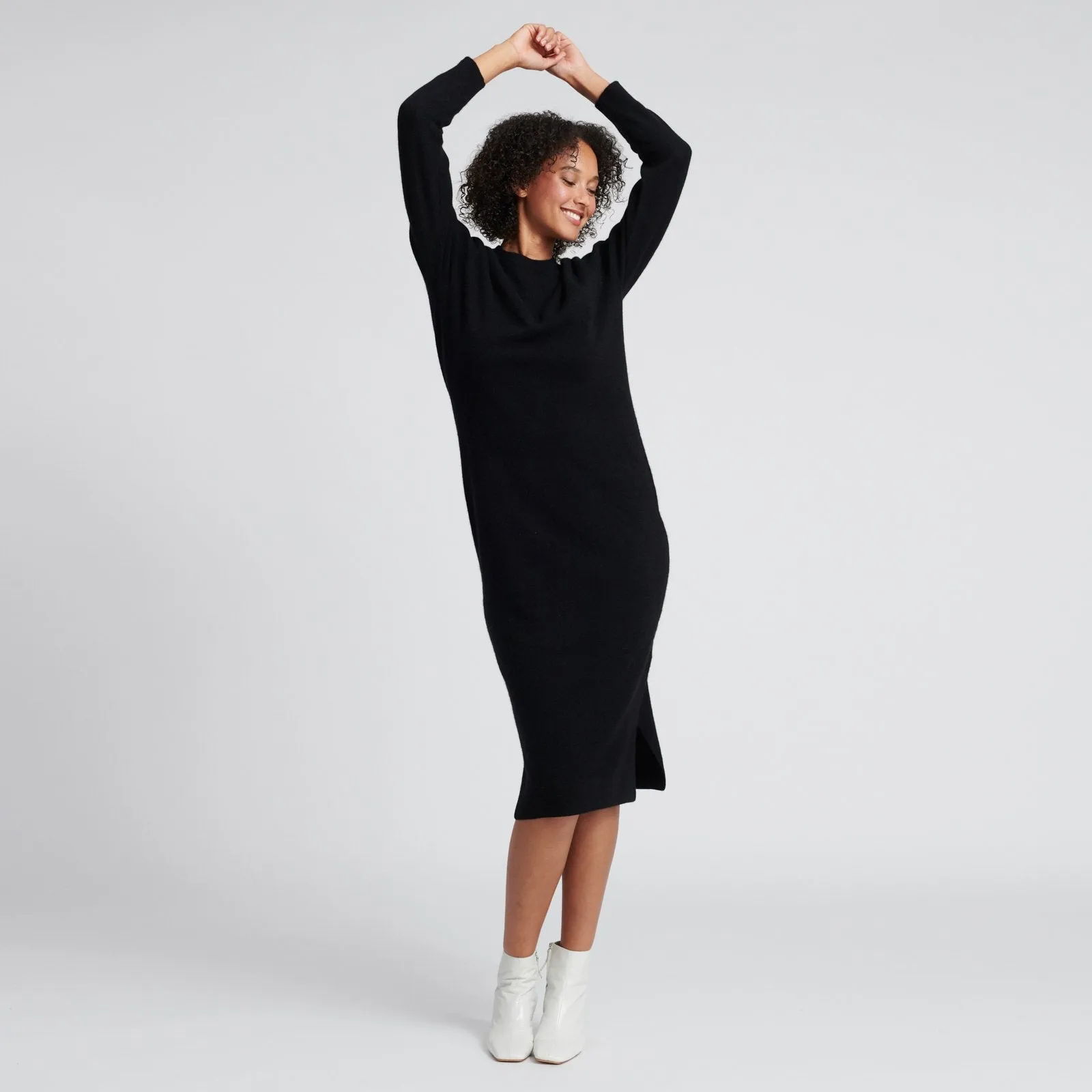 Wool Cashmere Sweater Dress