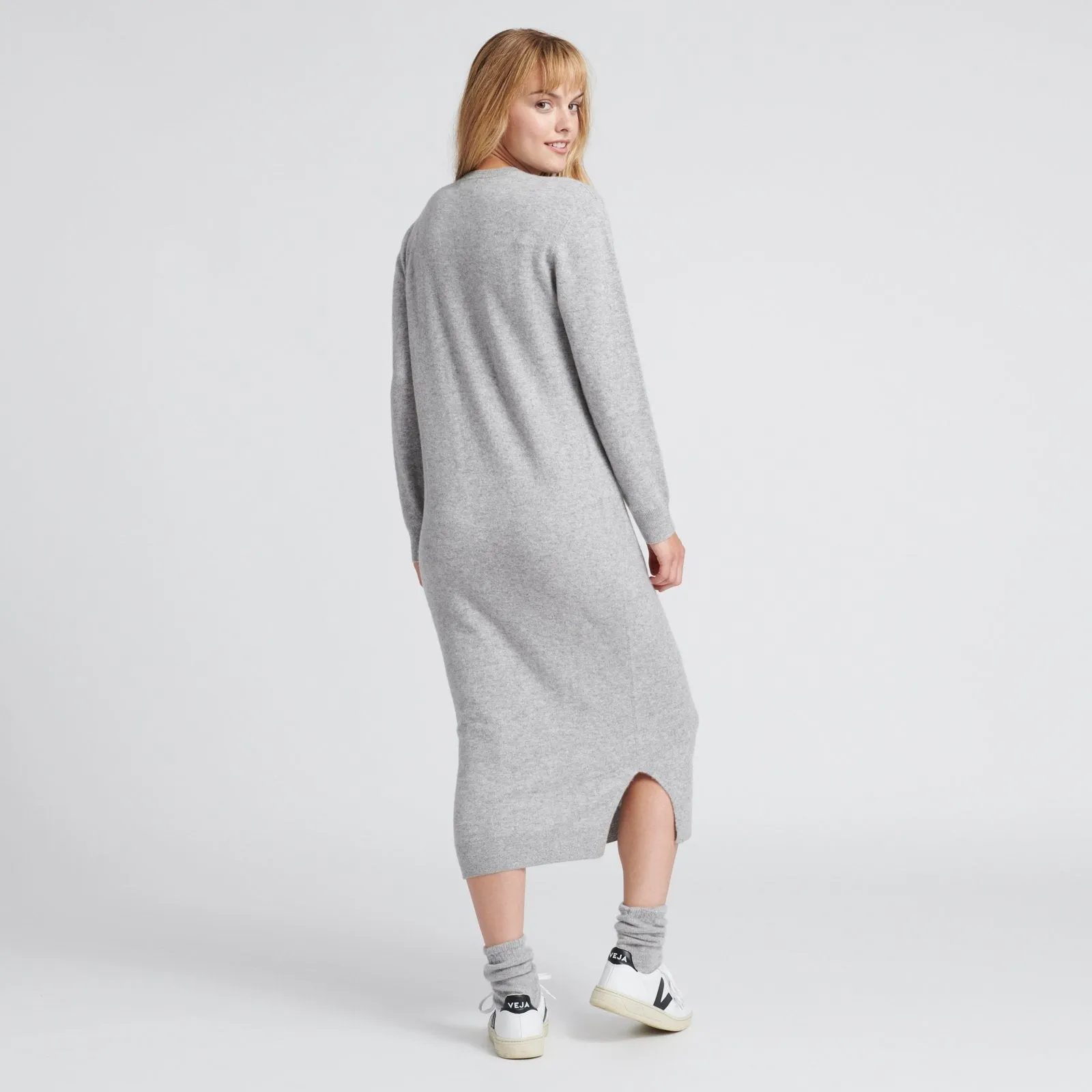 Wool Cashmere Sweater Dress
