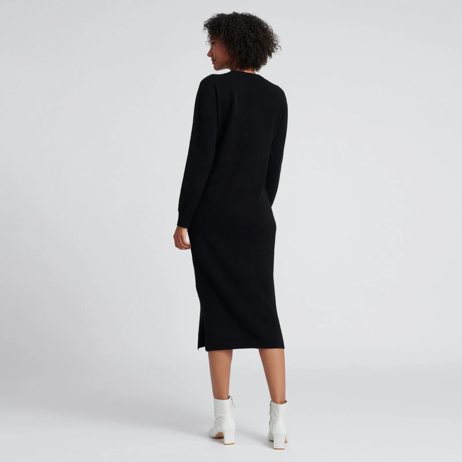 Wool Cashmere Sweater Dress