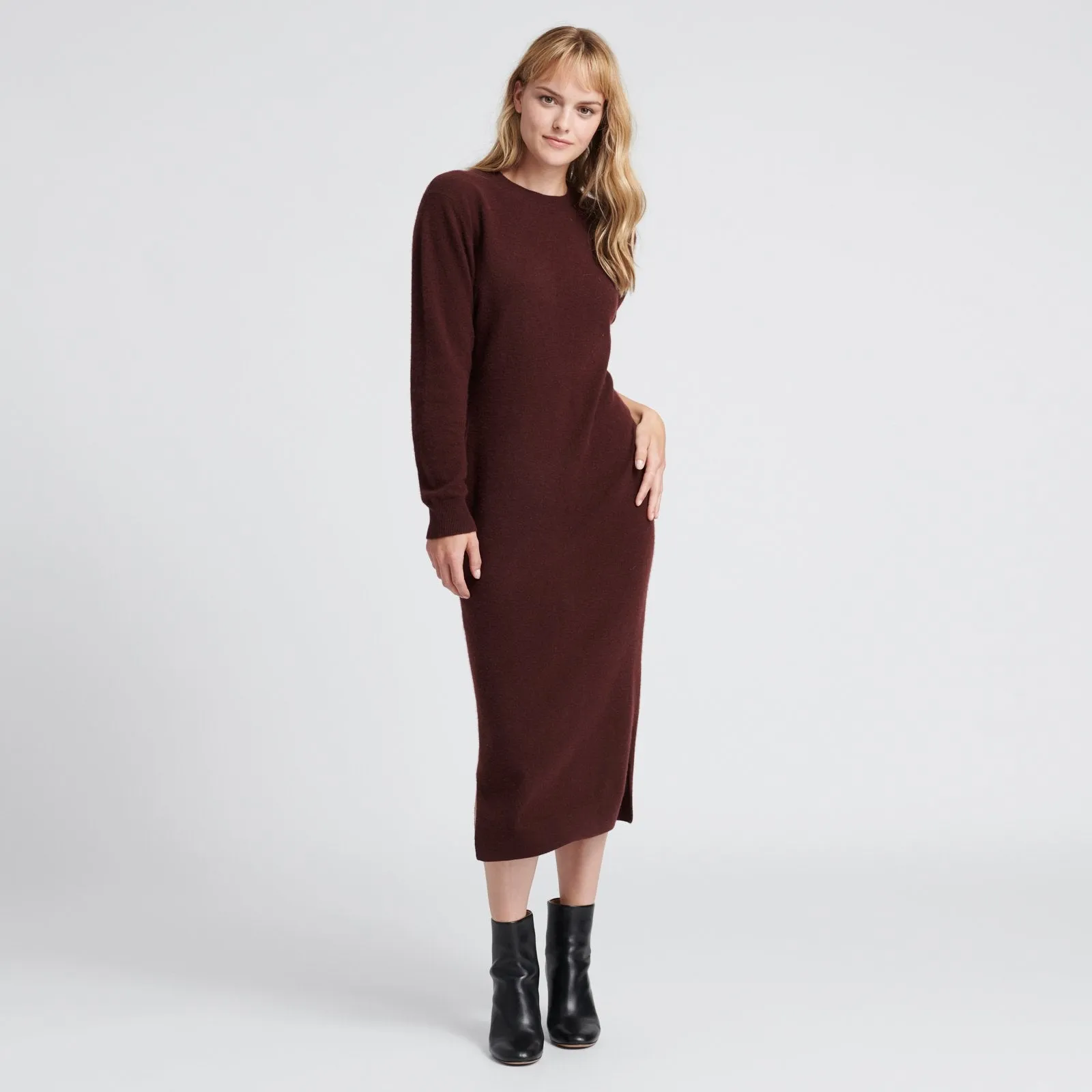 Wool Cashmere Sweater Dress