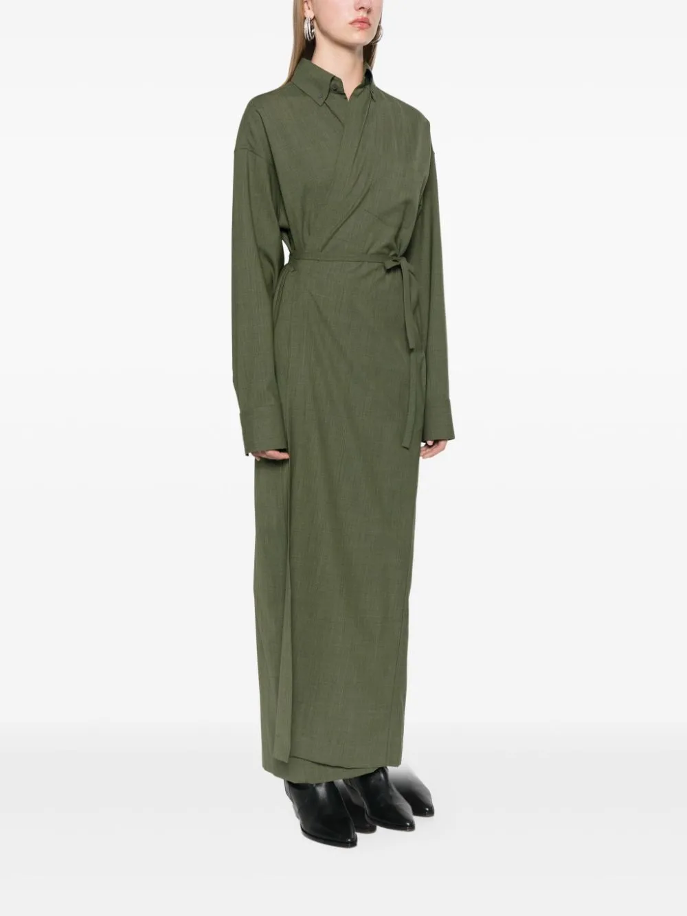 wrap maxi dress