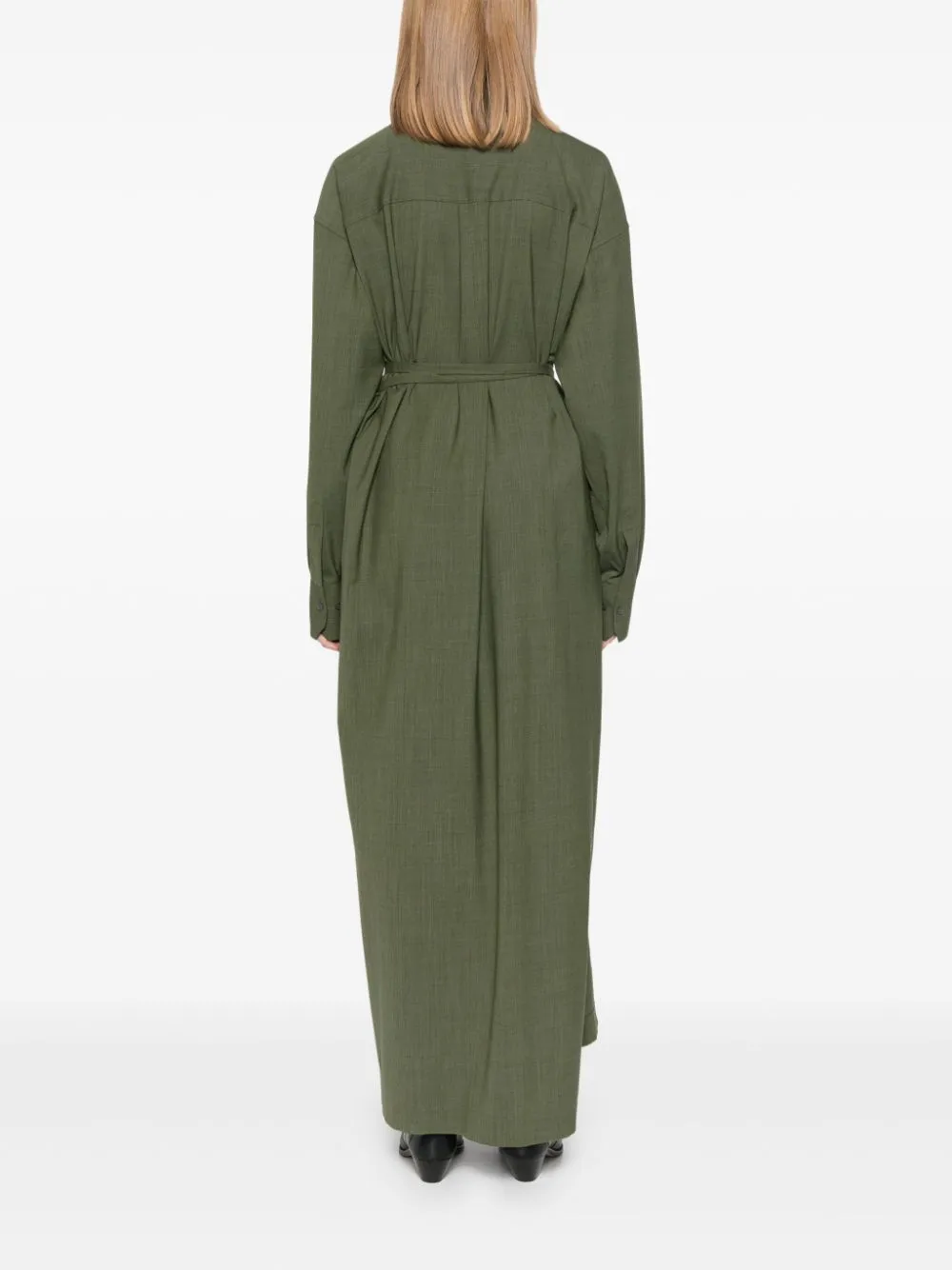 wrap maxi dress