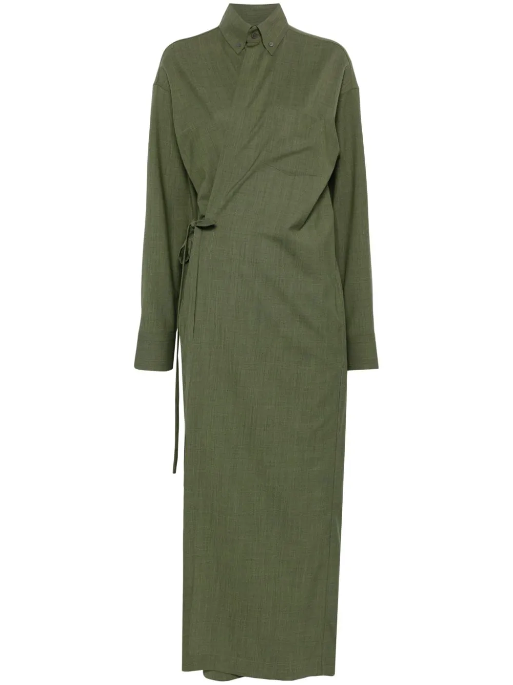 wrap maxi dress